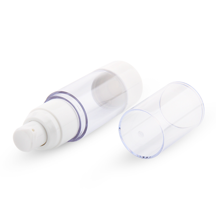 Frasco cosmético creme para cuidados com a pele de fabricação profissional 15 ml 30 ml frasco bomba sem ar