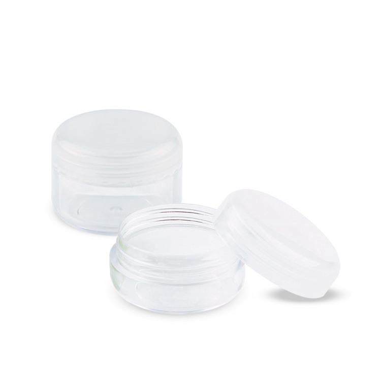 Fábrica de embalagens para cuidados com a pele atacado fábrica de moda personalizada OEM ODM plástico recarregável de alta qualidade frasco cosmético de plástico de luxo 10g com tampa