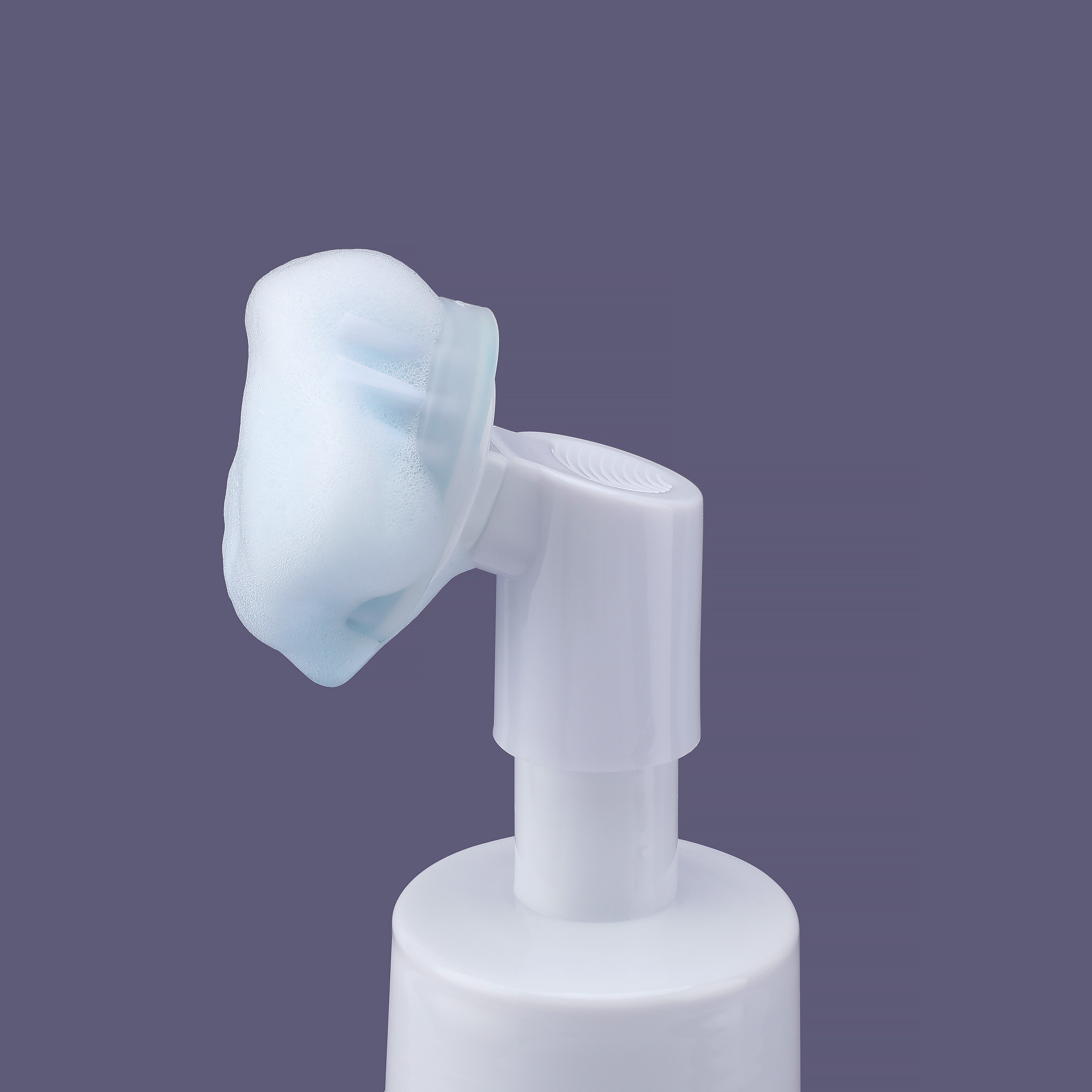 Bomba de espuma branca de plástico 42/410 de alta qualidade com escova de plástico
