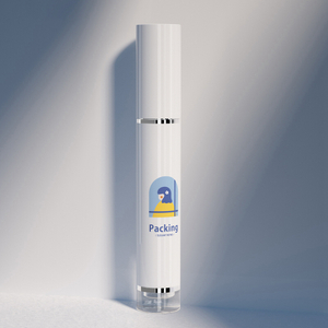 Tubo de brilho labial de plástico transparente 4ml Vazio para óleo labial recarregável Tubo com pincel 
