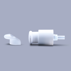 Tampa dispensadora de loção de plástico corpo 24/410 creme para os olhos branco bomba de tratamento