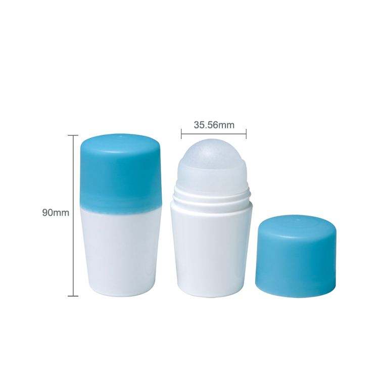 Embalagem de luxo para cuidados com a pele embalagem para cuidados pessoais atacado diy personalizado design mais recente garrafas recarregáveis ​​roll on desodorante com bola de rolo