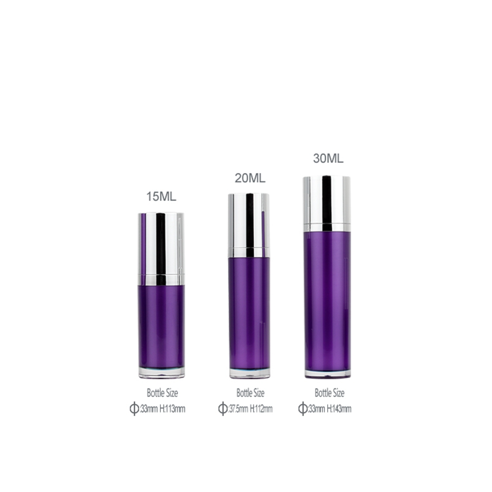 Preço de Fábrica 15ml 30ml 50ml 100g Loção Acrílica Luxo Branco Soro Plástico Bomba Bomba Airless Garrafa