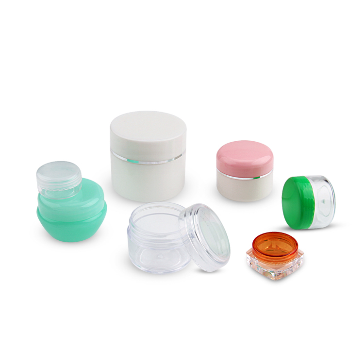 Frasco Recipiente Plástico de Cuidados Pessoais 30g Embalagem Cosmética Frascos Cosméticos Creme Vazios com tampas