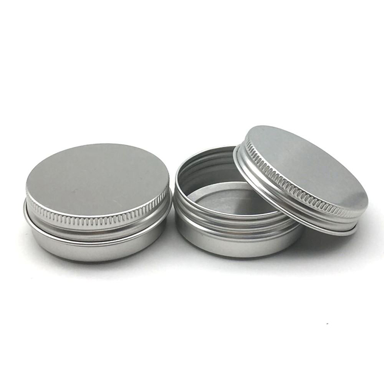 Lata de alumínio por atacado personalizada redonda creme cosmético doce tempero pílula hortelã pequena mini lata de metal com tampa de rosca